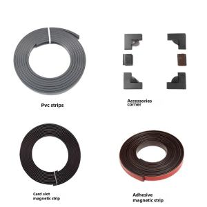 Magnetic Mosquito Screen Window Corner Adhesive Anti-Mosquito PVC Frame Home Improvement Accessories Summer Essential