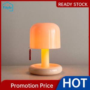Fityle Mini Table Lamp Mushroom Bedside Lamp Desk Lamp Ambient Light Desk Lights Stained Glass Mushroom Lamp Side Table With Lamp Attached - Lazada