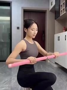 Body shaping yoga multifunctional tension rope shoulder opening and back beauty elastic band tension device shoulder beauty fitness training home use