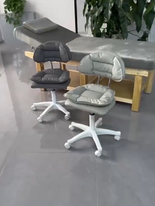 Kursi Kantor Empuk Minimalis – Busa Tebal Tinggi Adjustable Roda 360° Kursi Belajar/Makeup/Komputer