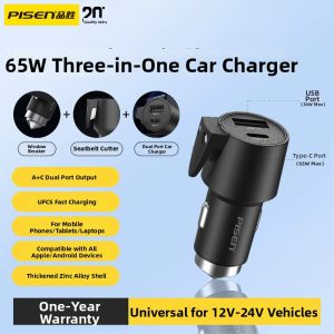 PISEN | Quick Charge 3-in-1 Car Charger
