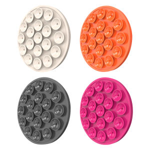 Against Authority Magnetic Phone Holder Silicone Suction Cup Hands-Free Mirror Shower Phone Holder for / YouTube Video and Selfie