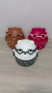 Kotak Bekal Makanan Anak Dengan Model Beruang Lucu Lunch Box We Bare Bears Kotak Bekal Makan Rantang Susun Karakter