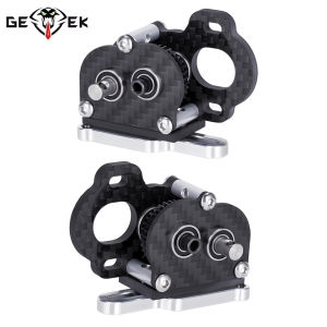 Performance Carbon Fiber Portal Transmission Tiny Gearbox for 1/10 LCG Chassis Comp Builds Rigs Left & Right Side Motor Upgrade