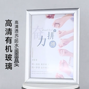 A2/A3/A4 Front-Loading Aluminium Picture Frame / Wall Mount Landscape Portrait Elevator Picture Display Frame