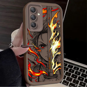 Bandai | Ốp Lưng Silicon Phong Cách Thở Tanjiro Giyuu Cho Samsung Galaxy A Series Chống Trầy Xước Nhẹ Mờ Chống Sốc Vỏ Điện Thoại Anime
