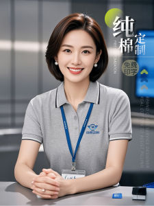 Áo Thun Polo Cotton Nguyên Chất in Logo Công Ty Cho Nam Mùa Hè Thường Ngày Thoáng Khí Tay Ngắn Công Sở Quần Áo Làm Việc