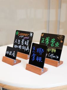 QINLEYI | Bảng Hiển Thị Giá Đứng Mẫu Chữ Viết Tay Khung Gỗ