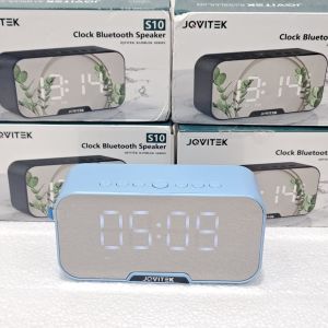 Jovitech Speaker Bluetooth 5.0 Ahame LED Display Ultra Bass - S10 Alarm Speaker