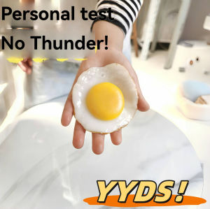 New simulation fried egg squeezing toy stress relief gadget cross-border popular toy eco-friendly toy for children