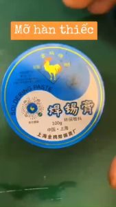 Mỡ hàn thiếc hỗ trợ hàn mạch Con Gà Vàng lọ 100g