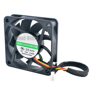 CHT6012RM-R15B 6cm 60mm 3pin Quạt Hướng Trục DC12V 0.20A Quạt Làm Mát Cho Bộ Chuyển Đổi Nguồn Điện 60x60x15mm Vỏ Ổ Trục Chất Lỏng Bộ Tản Nhiệt