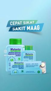 Mylanta Tablet 1 Strip isi 10 Tablet - Meredakan Gejala Maag Karna Asam Lambung