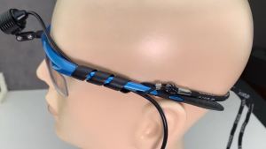 Rechargeable 3W LED Dentist Surgical Operation Headlamp with Protection Glasses Lithium-ion Loupes Oral Dental Headlight