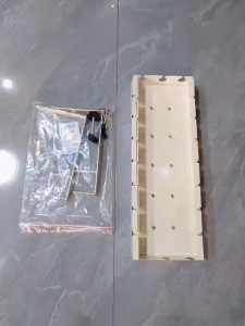 Under Table Storage Wire Organizer Storage Under table Storage Rack No-Drill Cable Basket Metal Adjustable Cable Management Tray