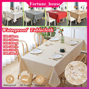 Square Table Cloth Waterproof Oil-proof Rectangle Tablecloth Dining Table Cover For Birthday Party Restaurant Home Decoration