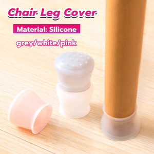 LoviRa 4 pieces of silicone chair leg covers furniture leg protectors anti slip and silent