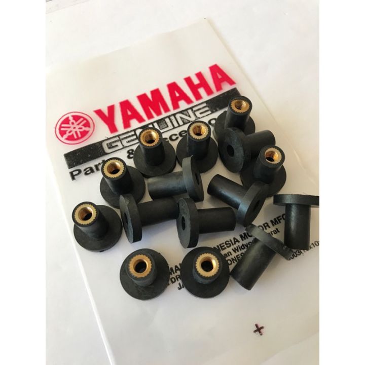 WINDSHIELD VISOR RUBBER NUT HEAVY DUTY AEROX V1,v2,NMAX(per piece