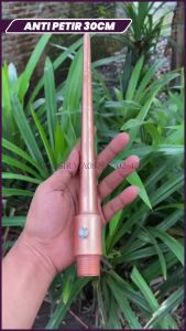 Anti Petir 3/4 30cm Tombak Petir Alat Penangkal Petir Splitzen Rumah
