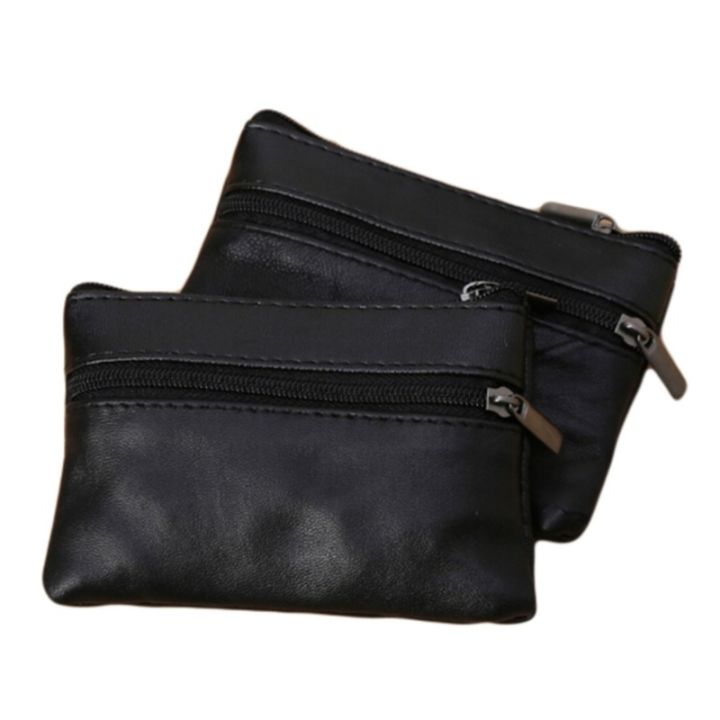 Men%20Women%20Card%20Coin%20Key%20Soft%20Holder%20Zip%20Leather%20Wallet%20Pouch%20Bag%20Purse%20Gift%20New%20Fashion%20Black%20Mini%20Coin%20Holders%20-%20Image%204