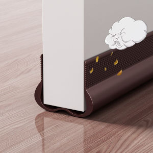 New PVC Mute Door Bottom Sealing Strip Soundproof Insulation Anti Mosquito Dustproof Easy Install Bedroom Door Gap Blocker