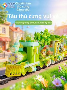 Kalos Blocks | Bộ Đồ Chơi Ghép Tàu Hỏa Giáo Dục Cho Trẻ 6-12 Tuổi