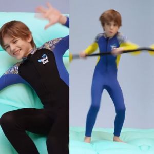 (ฟรีหมวก) ส่งจากไทย ใหม่ล่าสุด เก็บอุณหภูมิ กันแดดได้ UPF50+ ชุดว่ายน้ำเด็กผู้ชาย หนา 2.5 มม. แห้งไวมาก DIVE&SAIL