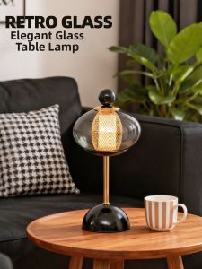 SHIGUANGSUIDAO | French Retro Modern Bedroom Bedside Lamp