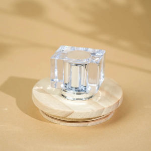 Nắp Chai Nước Hoa Hình Vuông Dày Bằng Acrylic Đường Kính 15MM Tương Thích Với Vòi Xịt 17.2mm Dùng Cho Chai Có Thể Nạp Lại
