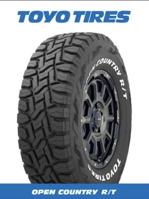 265/50R20 TOYO รุ่นOPEN COUNTRY R/T ยางใหม่ปี2024🇯🇵ราคา1เส้น✅แถมจุ๊บลมยางแท้ ซื้อครบสี่เส้นแถม เสื้อ 1ตัว👍มีรับประกันนาน3ปี👍✅❤️ไม่จำกัดระยะทาง