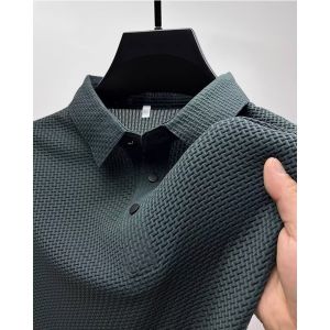 Áo Thun Nam Cổ Polo Tay Ngắn Thoáng Khí Cỡ Lớn Mùa Hè Màu Trơn Dáng Rộng Đa Năng Thoải Mái Thường Ngày Cho Thanh Thiếu Niên