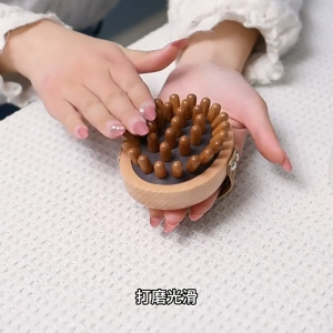 Sandalwood Meridian Brush Belt Vessel Comb Universal Tool for Body Abdomen Waist Legs Neck