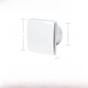 Gold Sheep Bathroom Exhaust Fan Wall Mounted round Shape DC Inverter Ventilator for Toilet And Bathroom Air Exchange