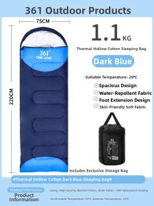 361° | Thick Warmth Outdoor Camping Sleeping Bag
