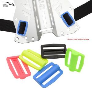 2 Chiếc POM Lặn Biển Tấm Sau Webbing Giữ Có Thể Điều Chỉnh 5Cm Webbing Khóa Bền BCD Phụ Kiện Dành Cho Thể Thao Dưới Nước