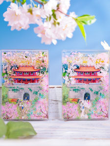 Yunnan Dali AR Flowing Sand Fridge Magnet Decorative Puer Lijiang Tourism Cultural Creative Museum Souvenir New Chinese Style