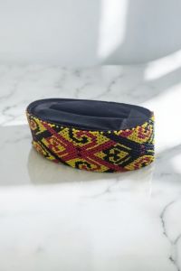 Kopiah Peci  Manik khas SUKU DAYAK Kalimantan  Warna motif random