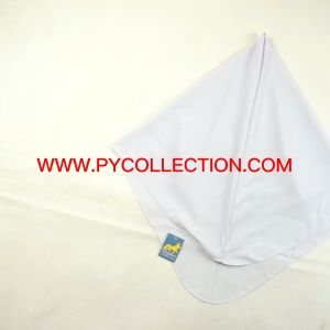 🔸PT001 - TUDUNG SEKOLAH JENAMA PRESIDENT - TUDUNG ECO SILK ( KOSHIBO 2 LAPIS ) PUTIH NILA