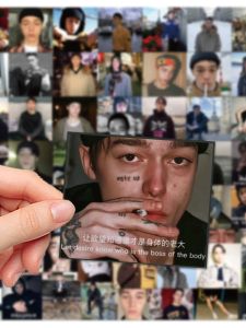 Motivational Decal Stickers Waterproof Decorative Brother Design Cute Illustrations Ideal for Stationery And Business Supplies