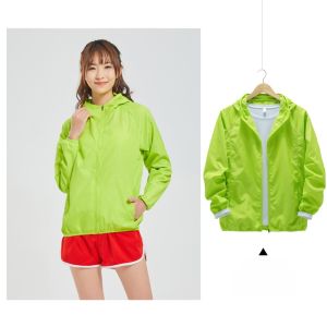 Ultra-Thin Breathable Waterproof Spring Summer Sun Protection Clothing Outdoor Sports Windbreaker Jacket for Men And Women