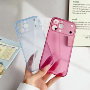 Ultra Thin Clear TPU Phone Case For iPhone 17 16 15 14 13 Pro Max Camera Protection Instantly Turn Into 17 Pro Soft Cover Funda