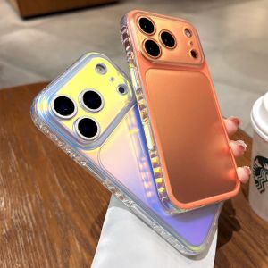 INS Korean Dazzle Sparkle Matte Ultra Thin Phone Case for iPhone 17 Pro Max 17 Pro 17 Case Colorful Candy Color Shockproof Cover