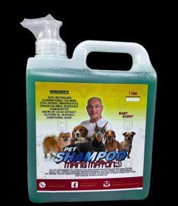 PET SHAMPOO 1 Liter Jerry Can with Pump Applicator