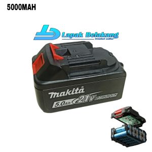 BATERAI MAKITA 21V 5.0AH BATERAI BOR CORDLESS DRILL IMPACT DRILL SOCKET LXT MAKITA