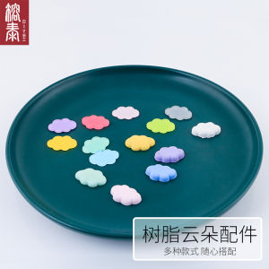 RongTai DIY Handmade Cream Gel Drop Jelly Color Frosted Cloud Resin Accessories Cute Cream Gel Mobile Phone Case