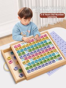 STARRY ARK | Montessori Magnetic Number Board Educational Toy for Childrens Math Learning