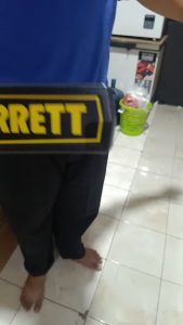 Metal Detector Garret Super Scanner Pendeteksi Logam Bunyi dan Getar