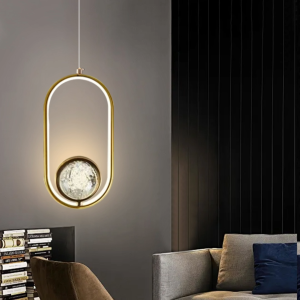 2025 Lampu Gantung Ruang Makan Mewah Modern LED 3 Warna Bola Lampu Rumah Lampu Ruang Tamu Sederhana Lampu Kamar Tidur Kristal