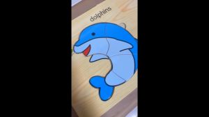 Wooden Puzzle Light Weight Jigsaw Puzzle for Object Learning Kids