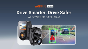 Vantrue S1 Pro 2.7K Front Dash CamSTARVIS 2ADASVoice ControlNight VisionWiFiGPS24H Parking Mode
